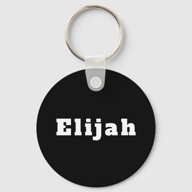 Schlüsselanhänger mit Namen Elijah Key Ring (Front)