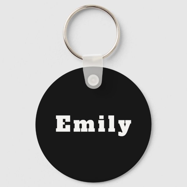 Schlüsselanhänger mit Namen Emily Key Ring (Front)