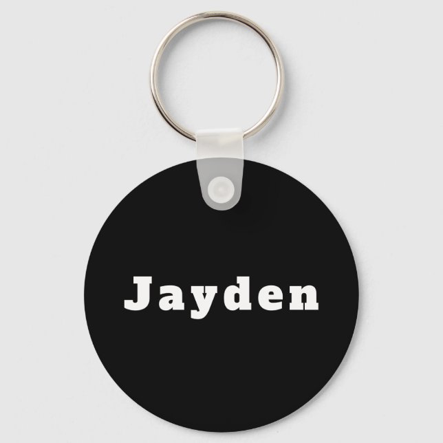 Schlüsselanhänger mit Namen Jayden Key Ring (Front)
