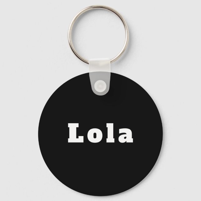 Schlüsselanhänger mit Namen Lola Key Ring (Front)