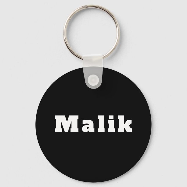 Schlüsselanhänger mit Namen Malik Key Ring (Front)