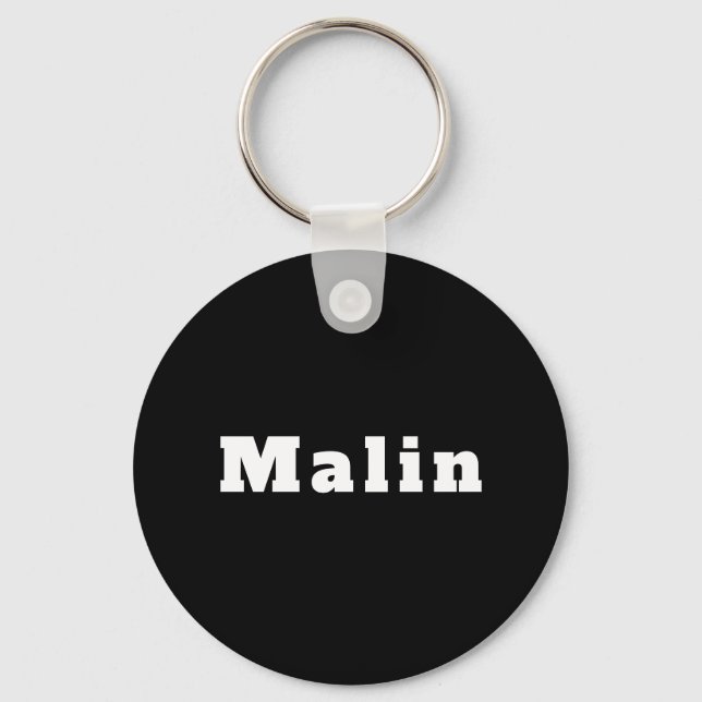 Schlüsselanhänger mit Namen Malin Key Ring (Front)