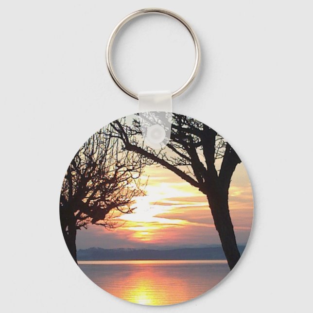Schlüsselanhänger Sonnenuntergang Key Ring (Front)