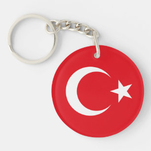 Schlüsselanhänger Türkei flag, Türkiye, Turkey fla Key Ring