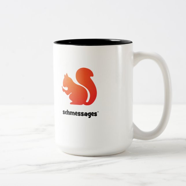 Schmessages two-tone coffee mug! mug (Right)