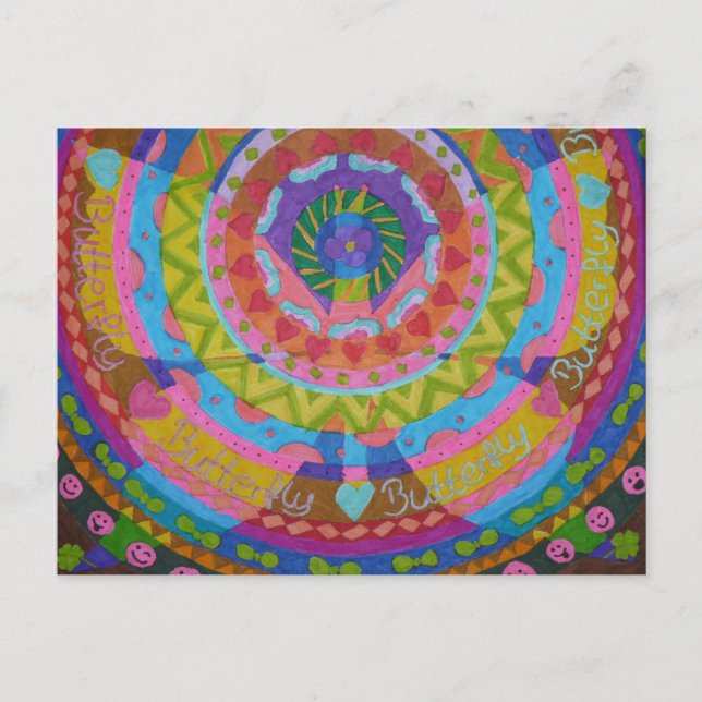 Schmetterling Butterfly Postcard (Front)