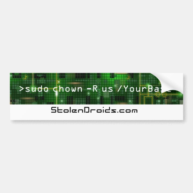 Schmidty's Linux Code Bumper Sticker (Front)