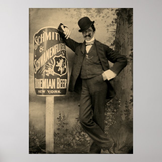 Schmitt & Schwanenfluegel Brewery Vintage Poster (Front)