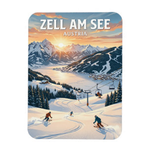 Schmittenhöhe Ski Resort, Zell am See Austria Magnet