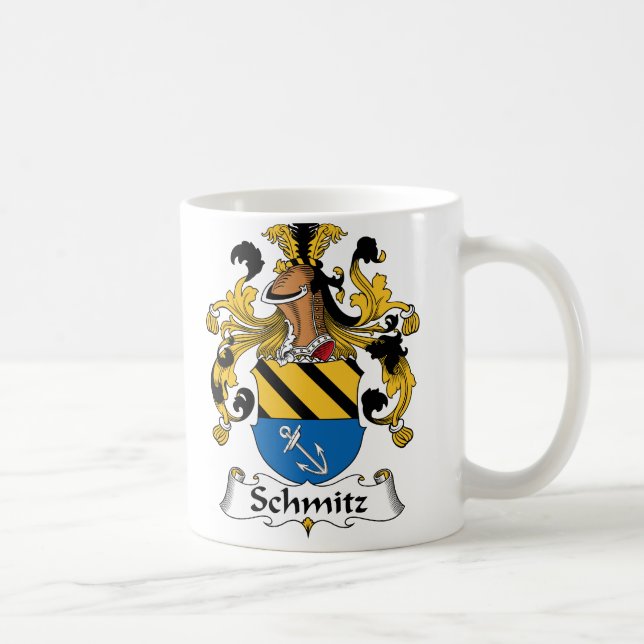 Schmitz Family Crest Coffee Mug (Right)