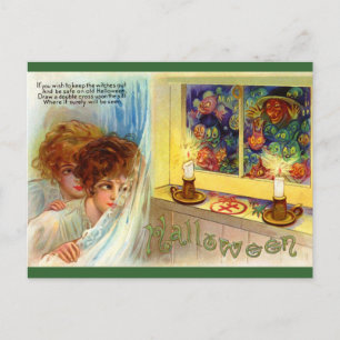 Schmucker: Keep the Witches out Postcard