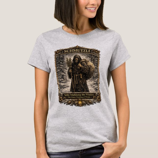 Schmutzli Swiss Folklore Shirt – Quiet Warning (Front)
