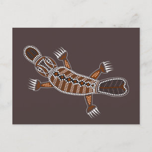 Schnabeltier oder Platypus Postcard