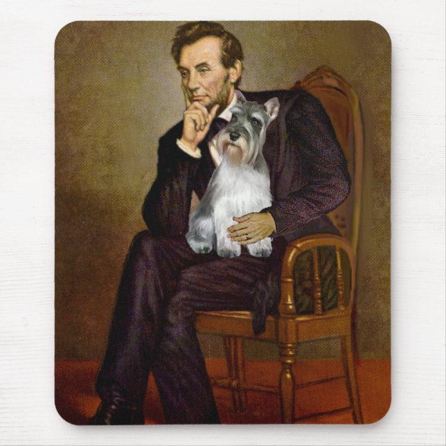 Schnauzer 11N - Lincoln Mouse Mat (Front)