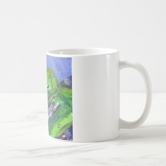 Schnauzer and Black cat sofa Coffee Mug (Right)