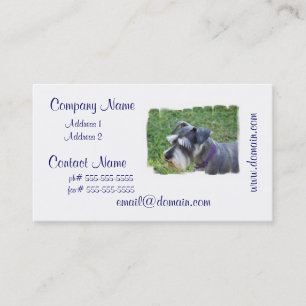 Schnauzer Business Cards