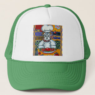 Schnauzer Chef Trucker Hat