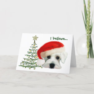 Schnauzer Christmas Card
