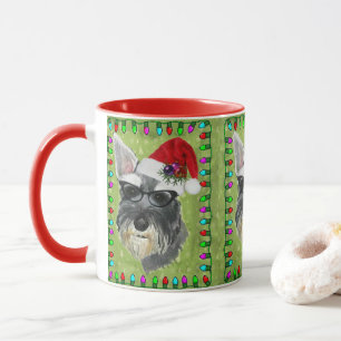 Schnauzer Christmas Coffee Mug