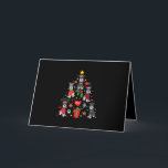 Schnauzer Christmas Tree Ornament Funny Pet Dog Holiday Card<br><div class="desc">Schnauzer Christmas Tree Ornament Funny Pet Dog</div>