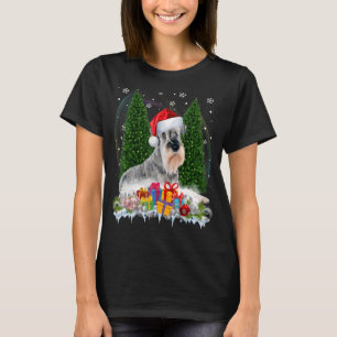 Schnauzer Christmas Tree Ornament  Pet Dog T-Shirt