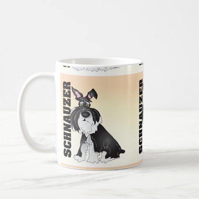 Schnauzer coffee mug (Left)