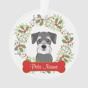 Schnauzer Customisable Ornament