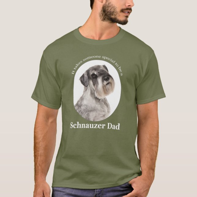 Schnauzer Dad T-Shirt (Front)