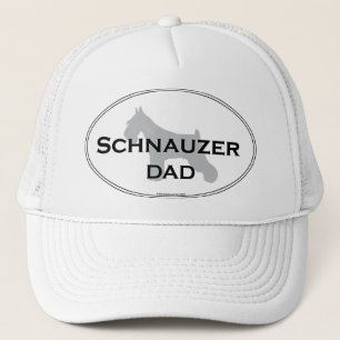 Schnauzer Dad Trucker Hat