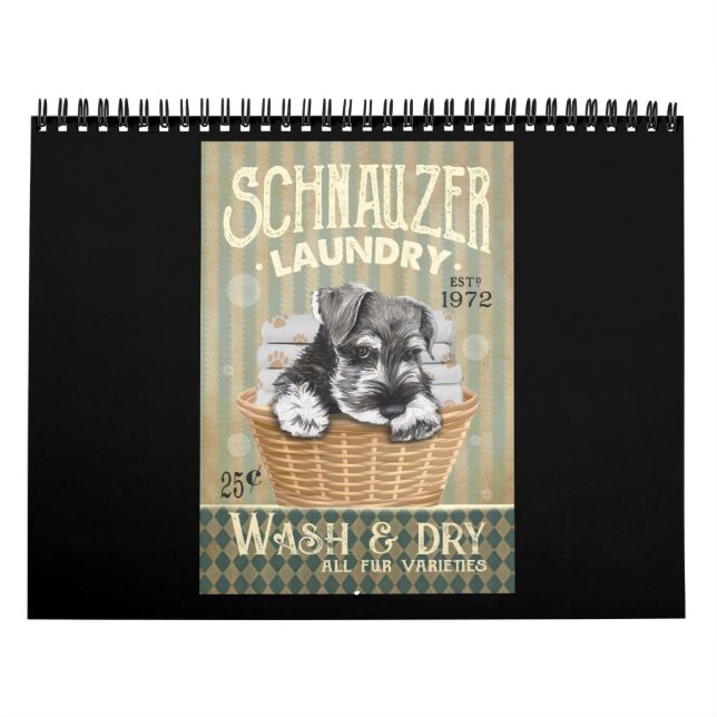 Schnauzer Dog Calendar (Cover)