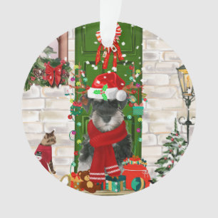 Schnauzer Dog Christmas Ornament