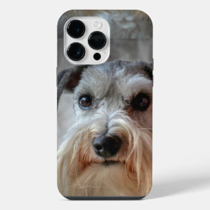 Schnauzer Dog face iPhone 14 Pro Max Case