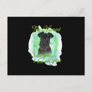 Schnauzer Dog - I Loved You T-Shirt Postcard