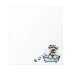 Schnauzer Dog Notepad