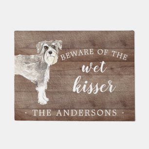 Schnauzer Dog Personalised Door Mat