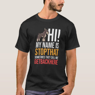 Schnauzer Dog Puppies Owner T-Shirt