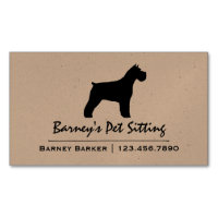 Schnauzer Dog Silhouette