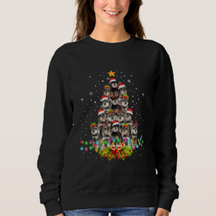 Schnauzer Dogs Tree Christmas Sweater Xmas Pet