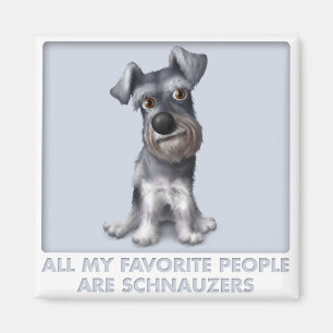 Schnauzer Favourite Magnet