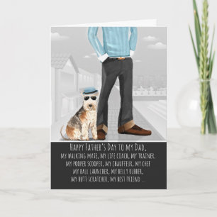 Schnauzer from the Dog Father's Day Funny Card