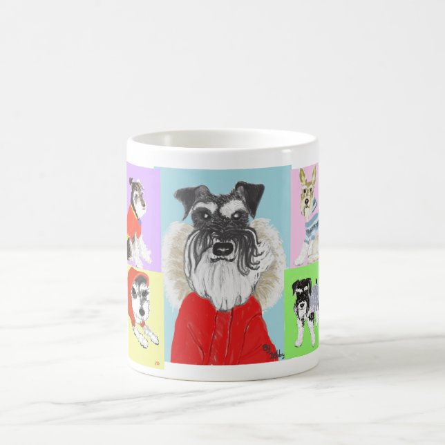 Schnauzer Gallery Mug (Center)