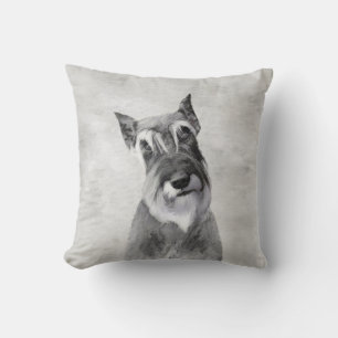 Schnauzer (Giant) - Cute Original Dog Art Cushion