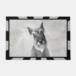 Schnauzer (Giant) - Cute Original Dog Art Doormat