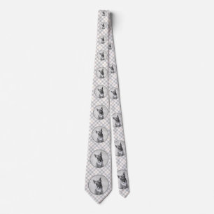 Schnauzer (Giant) - Cute Original Dog Art Tie