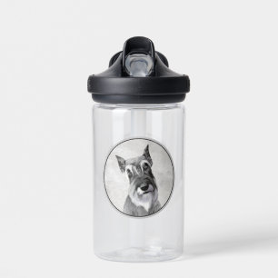 Schnauzer (Giant) - Cute Original Dog Art Water Bottle