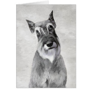 Schnauzer (Giant) Painting - Dog Art