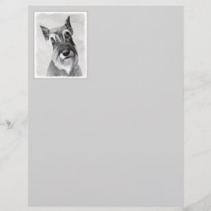 Schnauzer (Giant) Painting - Dog Art