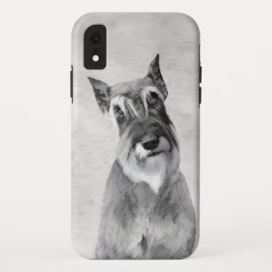 Schnauzer (Giant) Painting - Dog Art iPhone XR Case