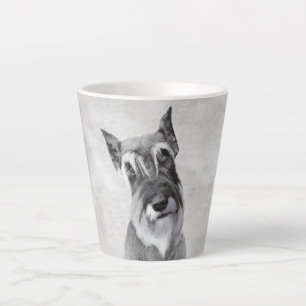 Schnauzer (Giant) Painting - Dog Art Latte Mug