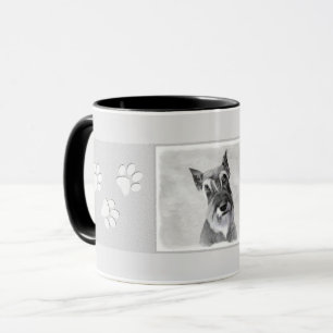 Schnauzer (Giant) Painting - Dog Art Mug